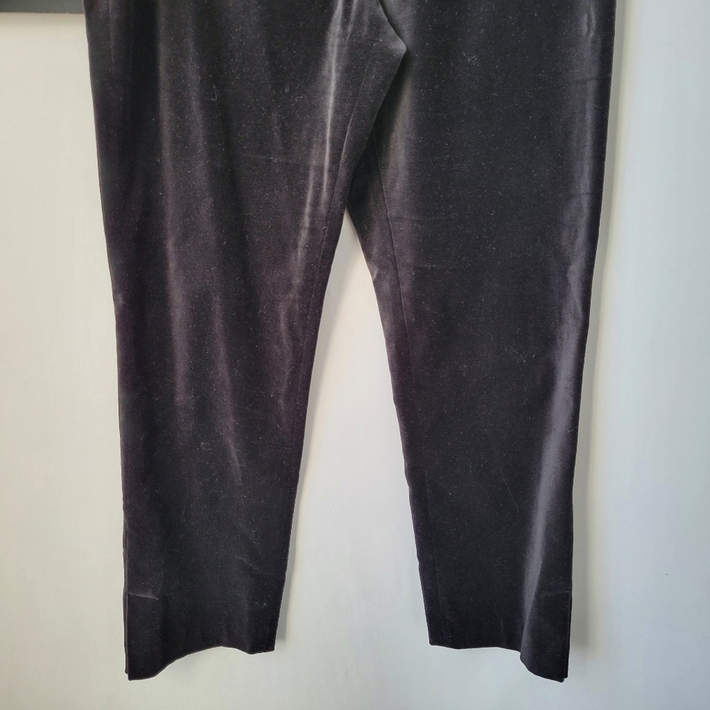 Vince Velvet High Rise Cropped Pull On Pant - Sz M - Picture 9 of 12